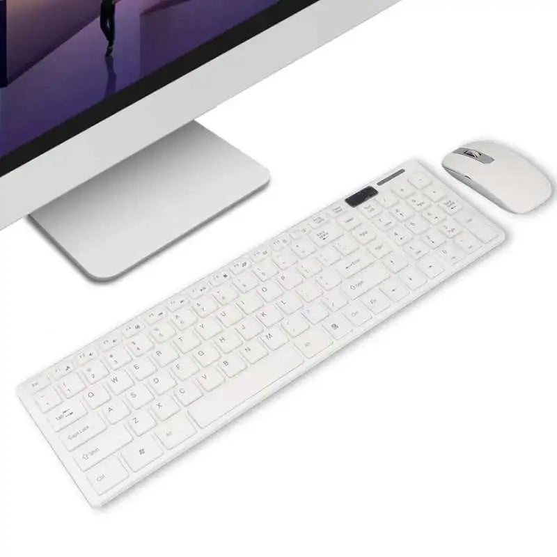 Combo teclado + mouse inalambrico usb k06 blanco DANKI