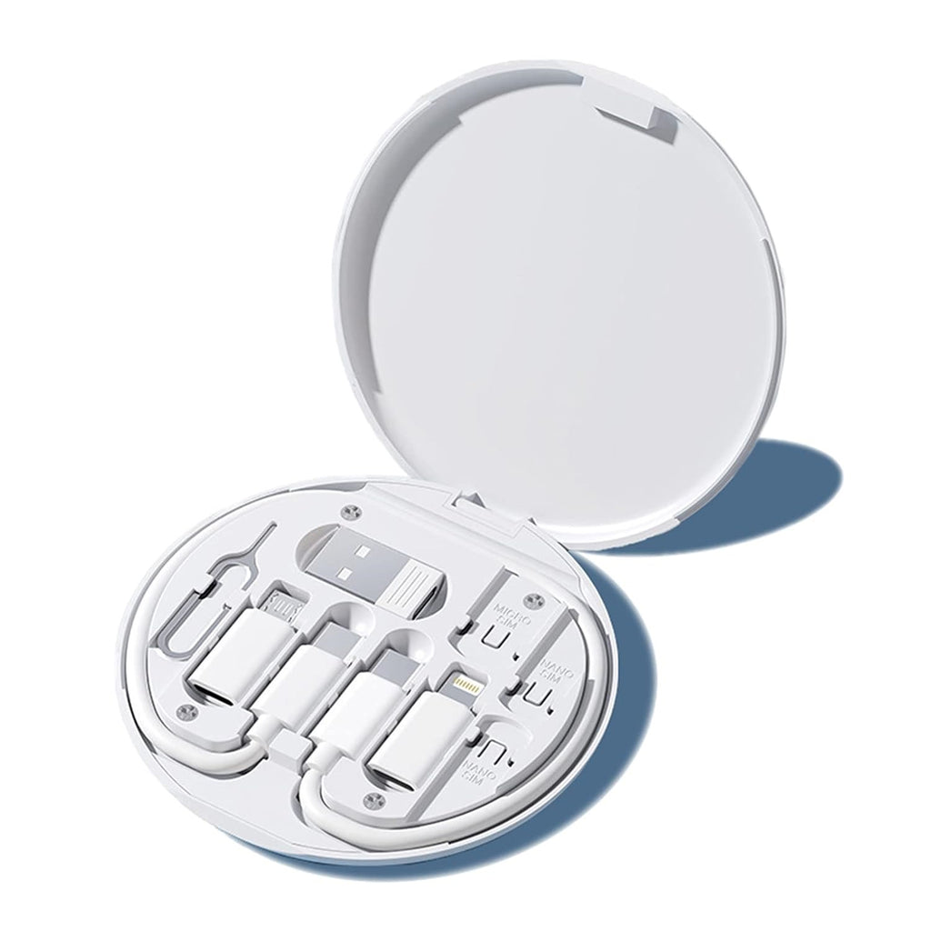 Kit Multifuncional de Datos y Carga Viajero 60W Estuche 7 en 1