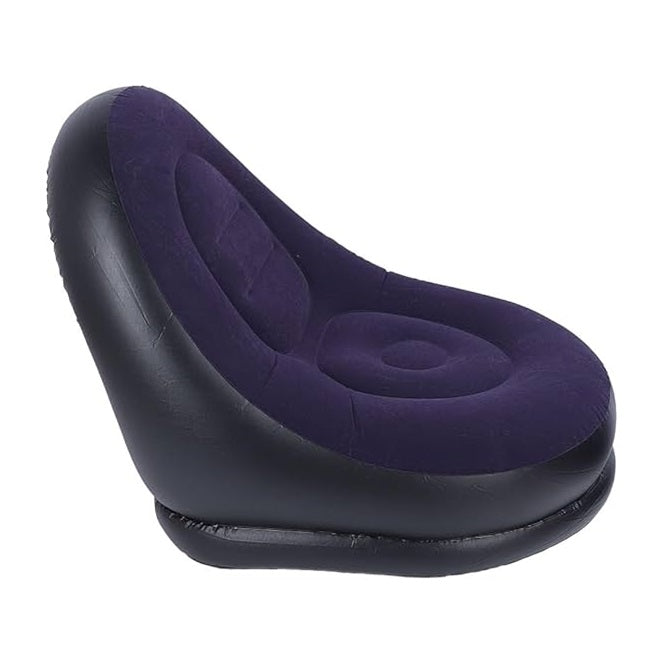 Sillón inflable portátil para adultos con reposa pies comodidad