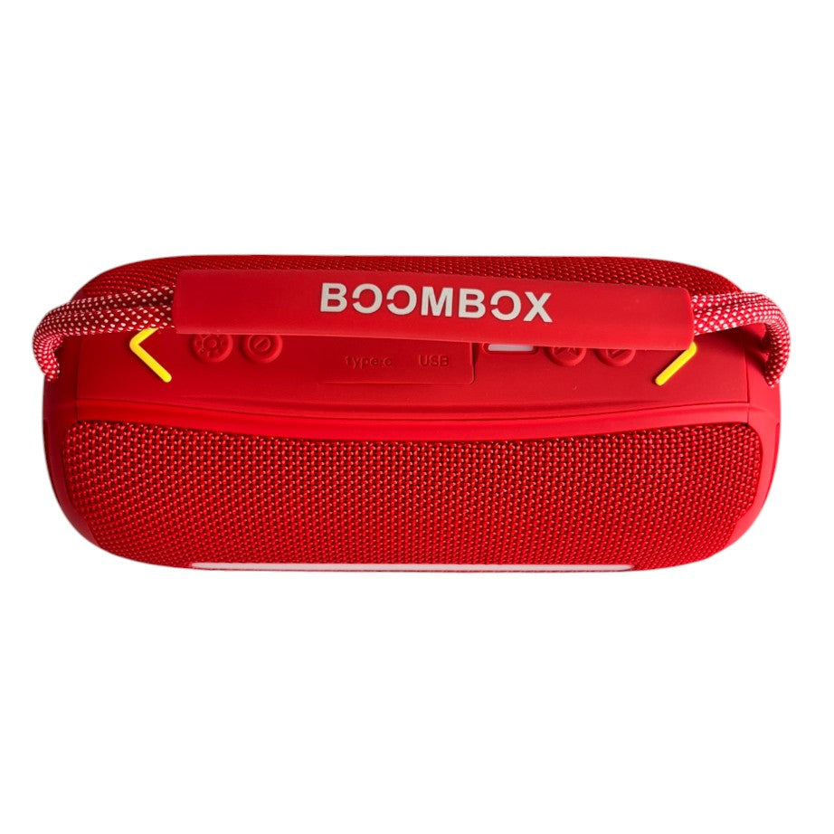 Parlante bluetooth Boombox 360 Réplica 1.1  40W Luces LED y Correa