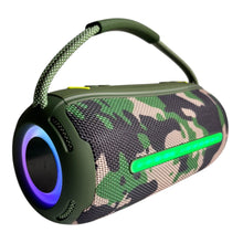 Cargar imagen en el visor de la galería, Parlante bluetooth Boombox 360 Réplica 1.1  40W Luces LED y Correa