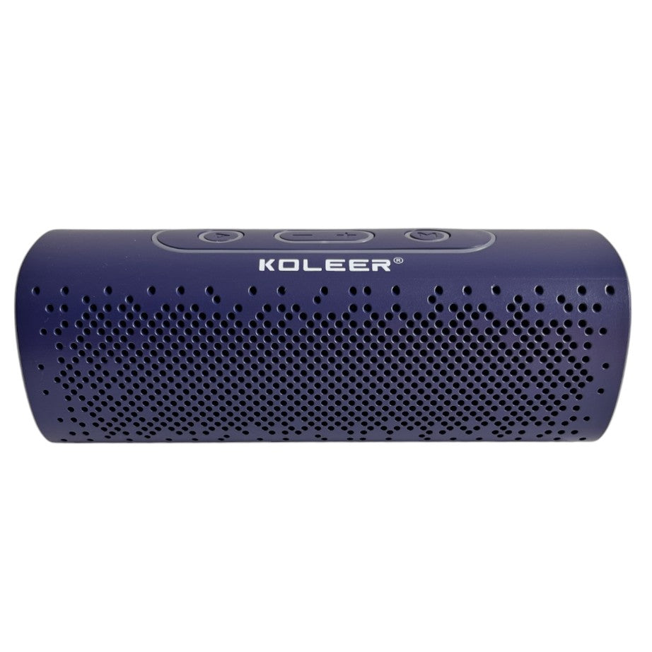 Parlante Bluetooth Koleer S819 Portátil 10W con Luces LED diseño metalico