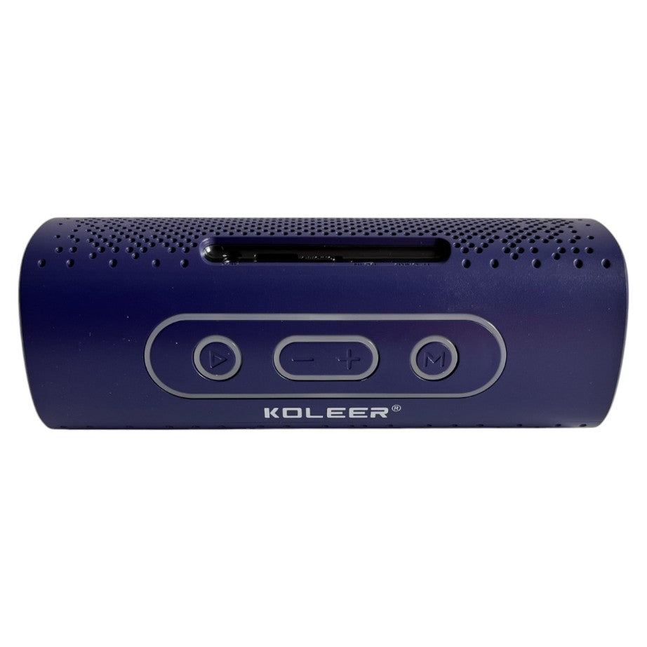 Parlante Bluetooth Koleer S819 Portátil 10W con Luces LED diseño metalico