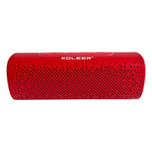 Cargar imagen en el visor de la galería, Parlante Bluetooth Koleer S819 Portátil 10W con Luces LED diseño metalico