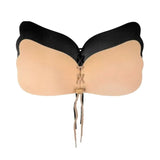 Brasier invisible levantador de busto con adhesivo reutilizable mariposa