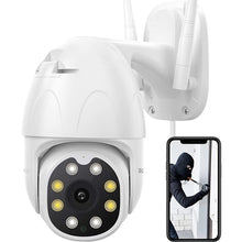 Cargar imagen en el visor de la galería, Cámara de vigilancia wifi inteligente visión nocturna 360°