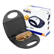 Cargar imagen en el visor de la galería, Sanduchera Kalley Panini K-SMP500 750W, Placas antiadherentes