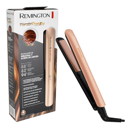 Plancha para el cabello Remington de Keratina y aceite de argán genérica