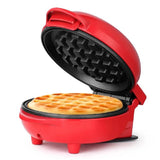 Mini wafflera eléctrica para desayunos y postres