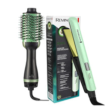 Cargar imagen en el visor de la galería, Combo Aguacate Plancha Remington Original + Cepillo Secador