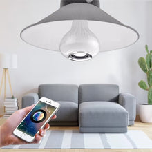 Cargar imagen en el visor de la galería, Bombillo parlante bluetooth luces multicolor con control