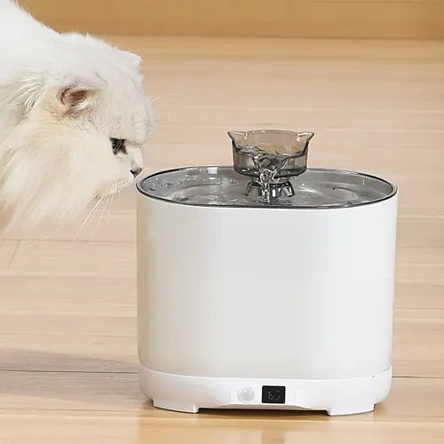 Bebedero fuente para mascotas de 2.2 L con sensor automático