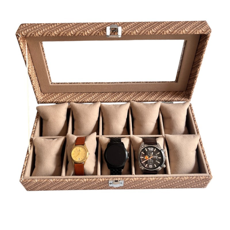 Relojera organizador de relojes diseño Lorca 10 puestos con broche