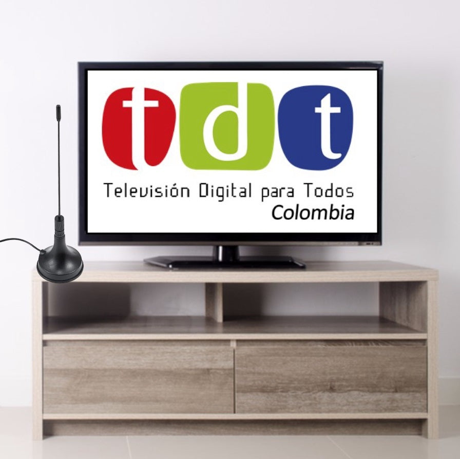Antena TV digital terrestre TDT canales FULL HD cable 3 mts