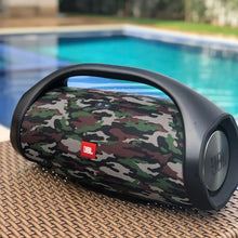 Cargar imagen en el visor de la galería, Bafle bluetooth JBL Boombox recargable USB y FM