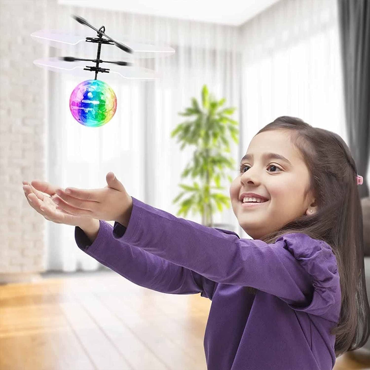 Drone juguete con luces bola voladora para niños y niñas – MEIKO