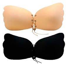 Brasier invisible levantador de busto con adhesivo reutilizable mariposa