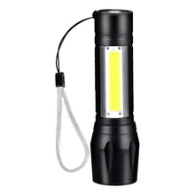Cargar imagen en el visor de la galería, Linterna táctica LED recargable USB con zoom