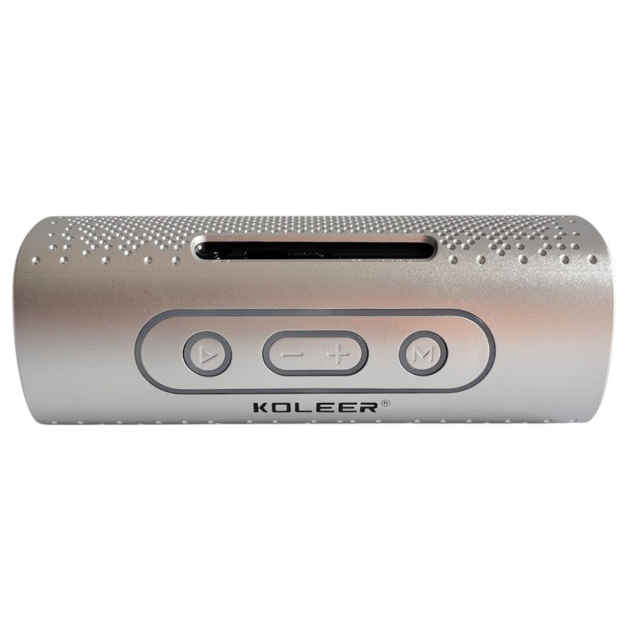 Parlante Bluetooth Koleer S819 Portátil 10W con Luces LED diseño metalico