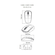 Cargar imagen en el visor de la galería, Mouse Inalámbrico Kalley K-GMIG Hasta 10m de alcance