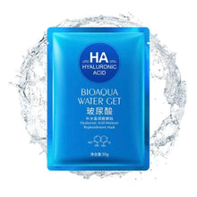 Cargar imagen en el visor de la galería, Mascarilla facial en Velo Ácido Hialurónico x3 sobres 25gr Bioaqua