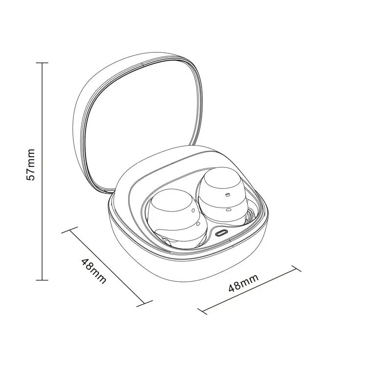 Audífonos Kalley K-AUDN Bluetooth In-Ear Cero Ruido Control Táctil