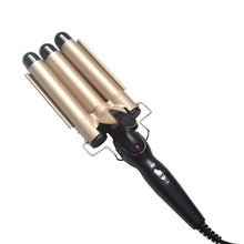 Cargar imagen en el visor de la galería, Rizador de cabello 3 tubos profesional 210C Hair Curly