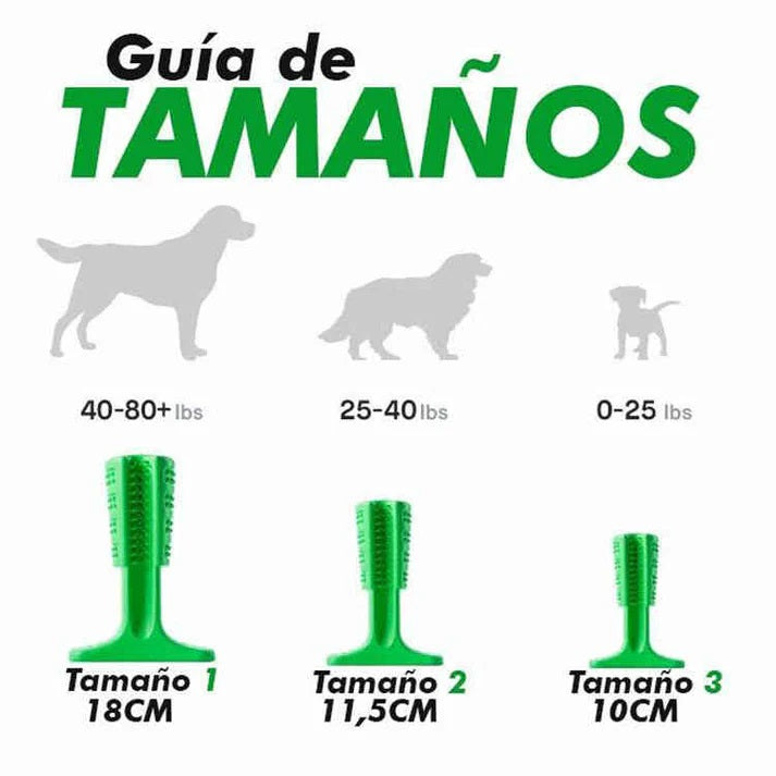 Cepillo canino de limpieza dental extra grande para perros