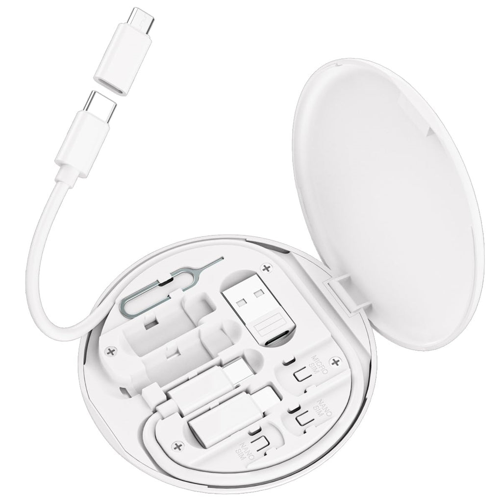Kit Multifuncional de Datos y Carga Viajero 60W Estuche 7 en 1