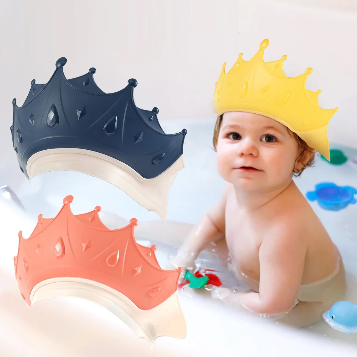 Gorro visera de ducha para bebes para proteger del jabón – MEIKO