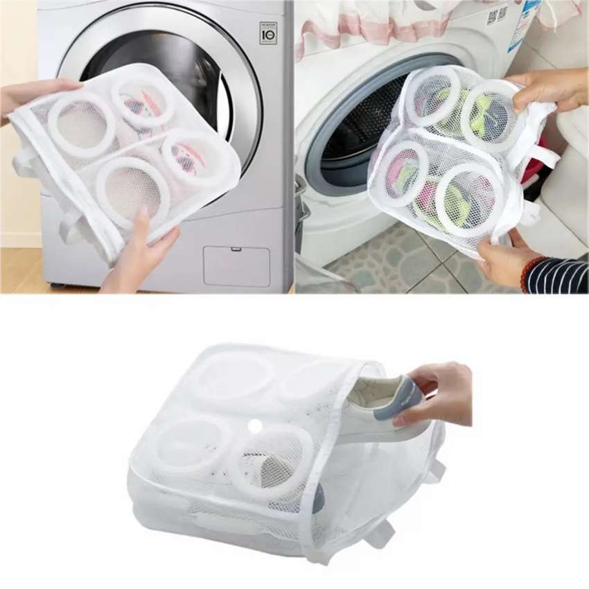Bolsa para lavar zapatos y ropa en lavadora