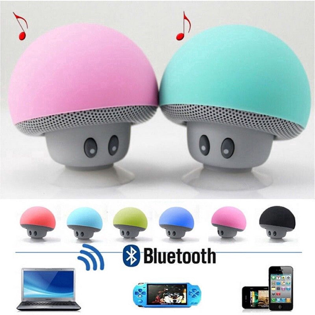 Bafle de hongo bluetooth con ventosa adherente