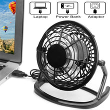 Cargar imagen en el visor de la galería, Mini ventilador USB para escritorio carro o habitación