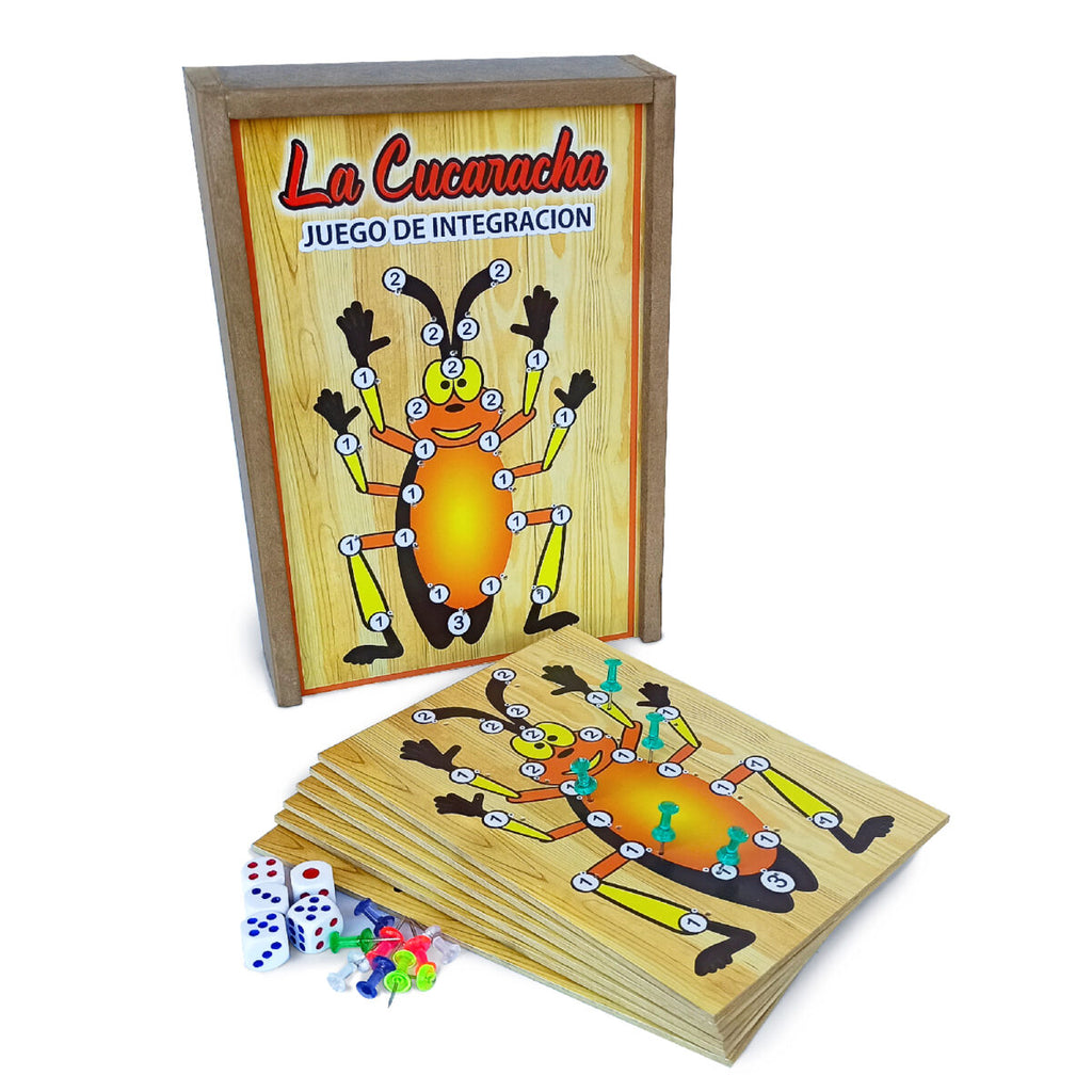 Juego la Cucaracha en Madera Artesanal de Lujo - Crafts Colombia
