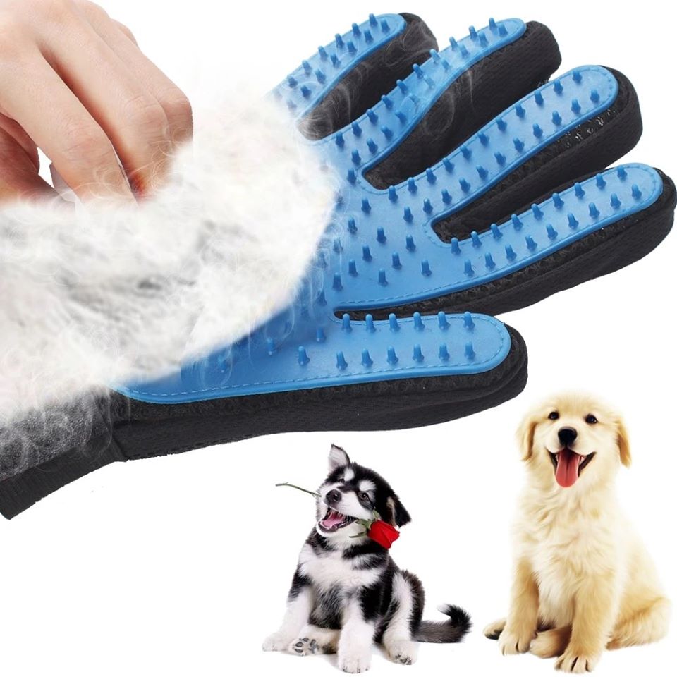 Cepillo guante quita pelos para mascotas perros y gatos