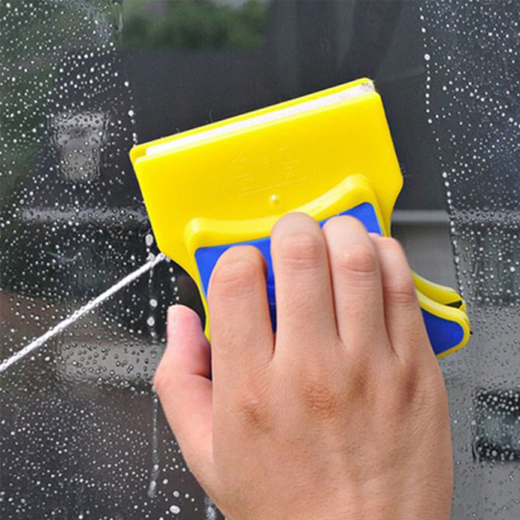 Limpia vidrios mágnetico doble para ventanas externas