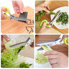Cargar imagen en el visor de la galería, Tijeras multiples de cocina para verduras y frutas