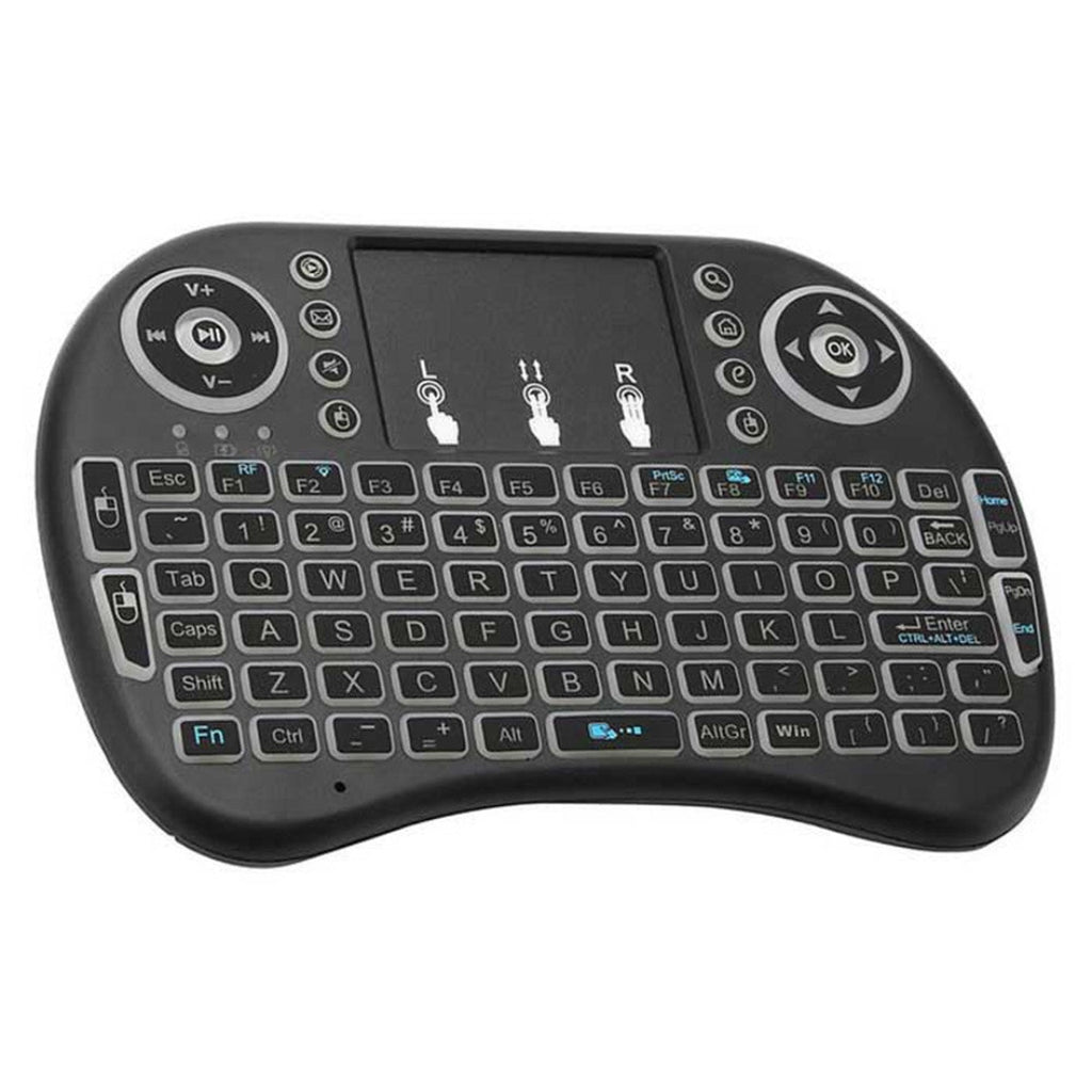 Mini teclado control para TV inalámbrico recargable
