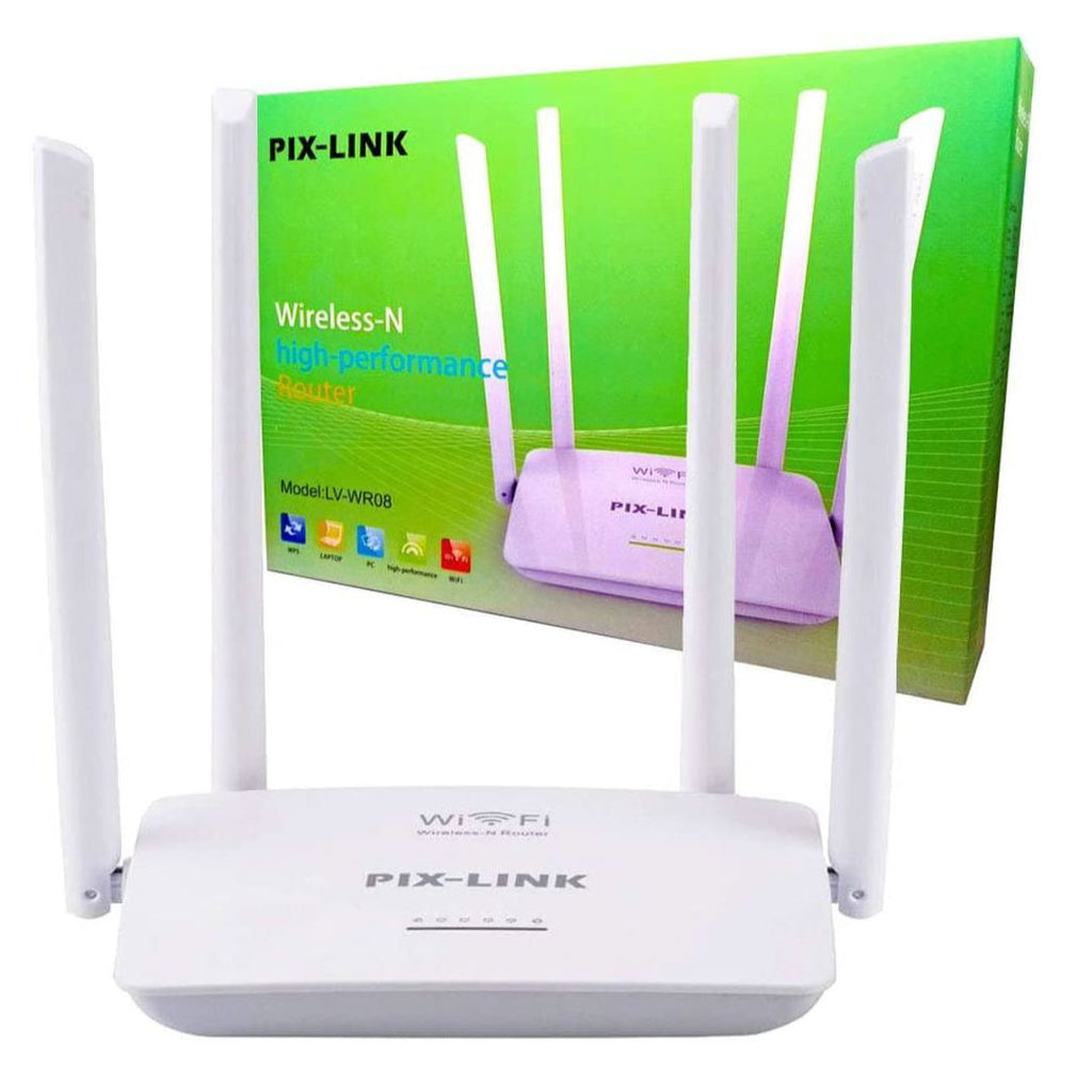 Router repetidor de señal WiFi inalámbrico 4 antenas